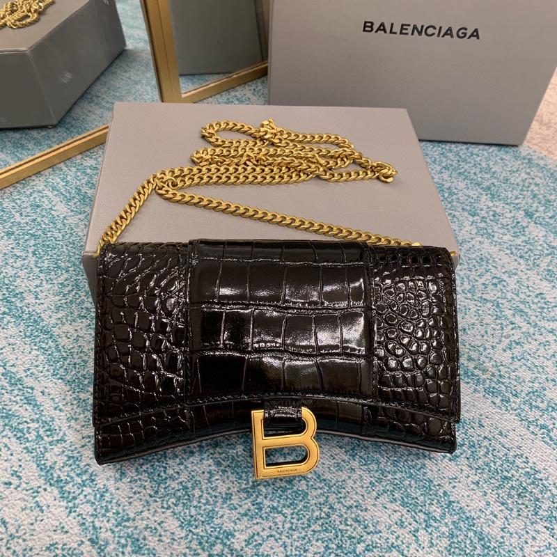 Balenciaga Bags 656050 Crocodile Black